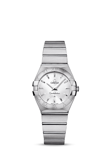 Omega Constellation Quartz 27 Brushed Stainless Steel / Silver